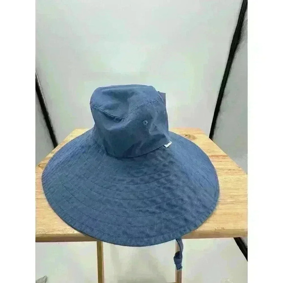 Hurley‎ Women's Sun Hat - Vila del Sol Wide Brim Bucket Blue Summer Hat - Picture 5 of 6